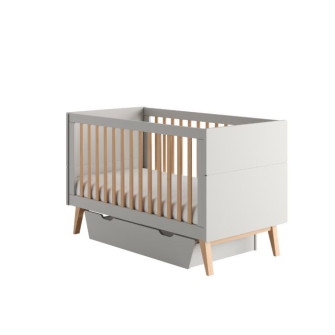 Baby crib 140x70 (Classy Gray collection)